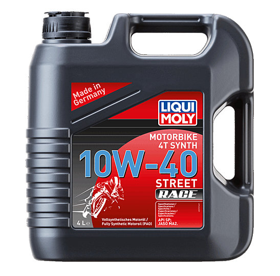 LIQUI MOLY 10W40 4T RACE Motosiklet Tam Sentetik Motor Yağı 4 Litre (20754)