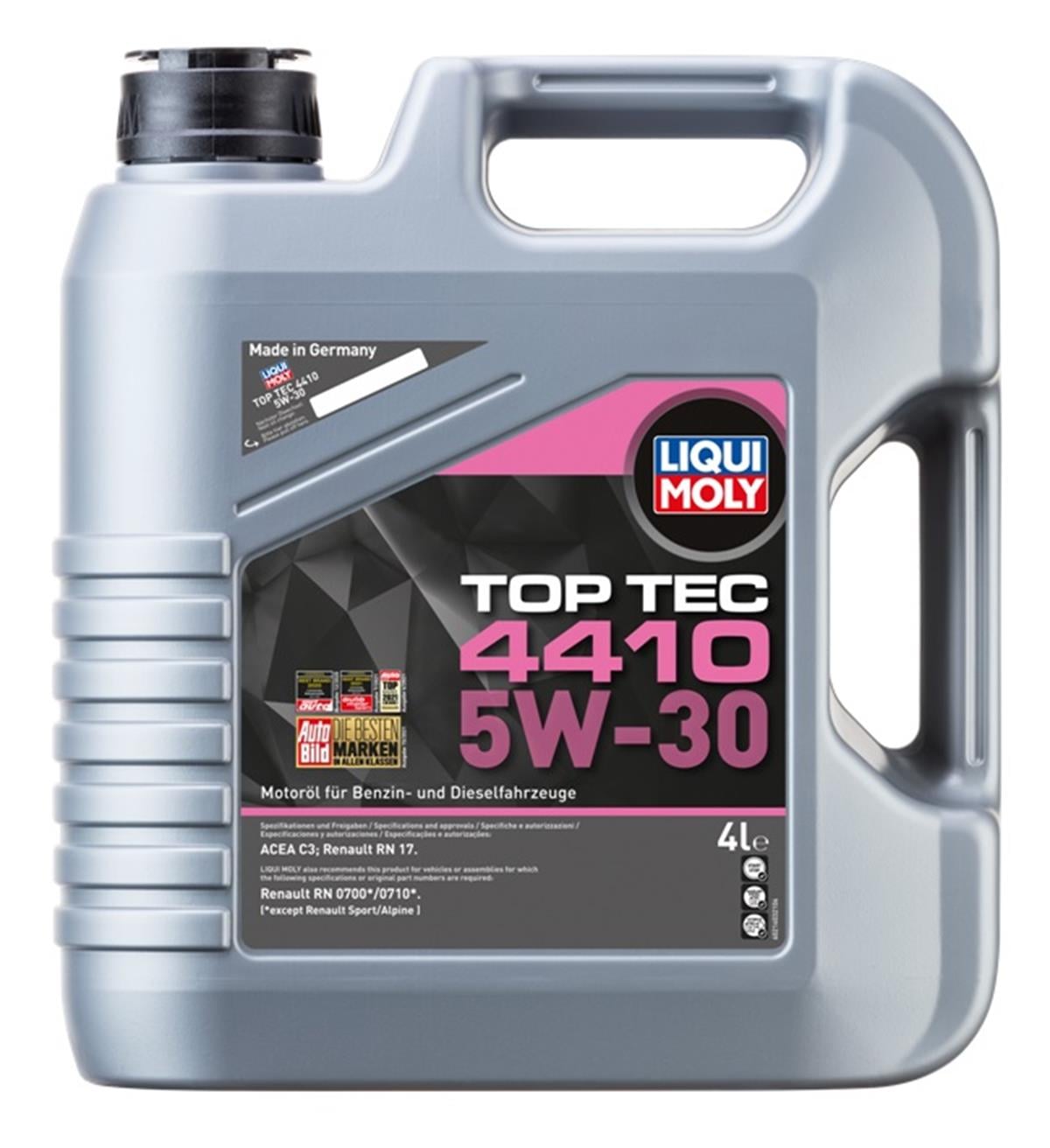 LIQUI MOLY 5W30 Motor Yağı Top Tec 4410 4 Litre  (21403)
