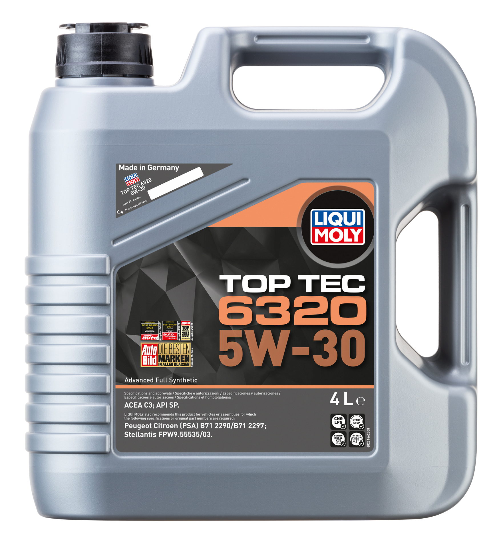 LIQUI MOLY Top Tec 6320 5W30 Motor Yağı 4 Litre (23166)