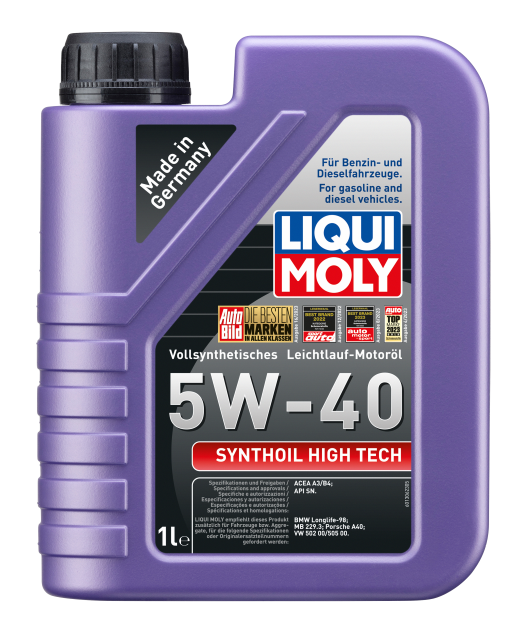 LIQUI MOLY 5W40 Synthoil High Tech Tam Sentetik Motor Yağı 1 Litre (1855)