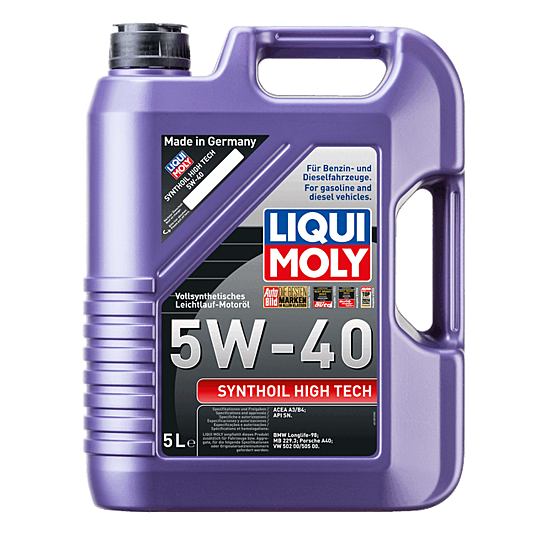 LIQUI MOLY 5W40 Synthoil High Tech Tam Sentetik Motor Yağı 5 Litre (1856)