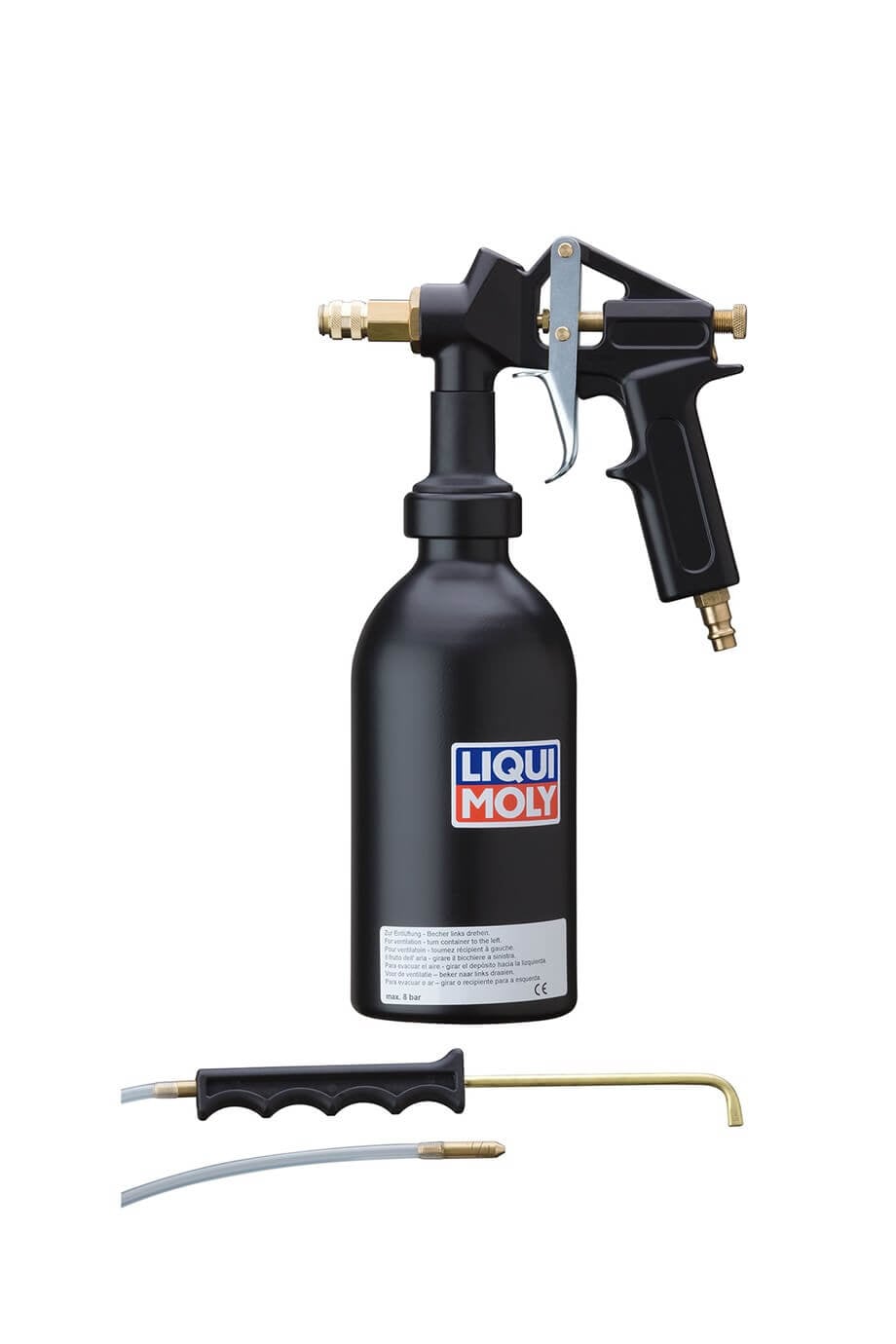 LIQUI MOLY DPF Temizleme Aluminyum Kabı ve Püskürtme Apareyi (6226)