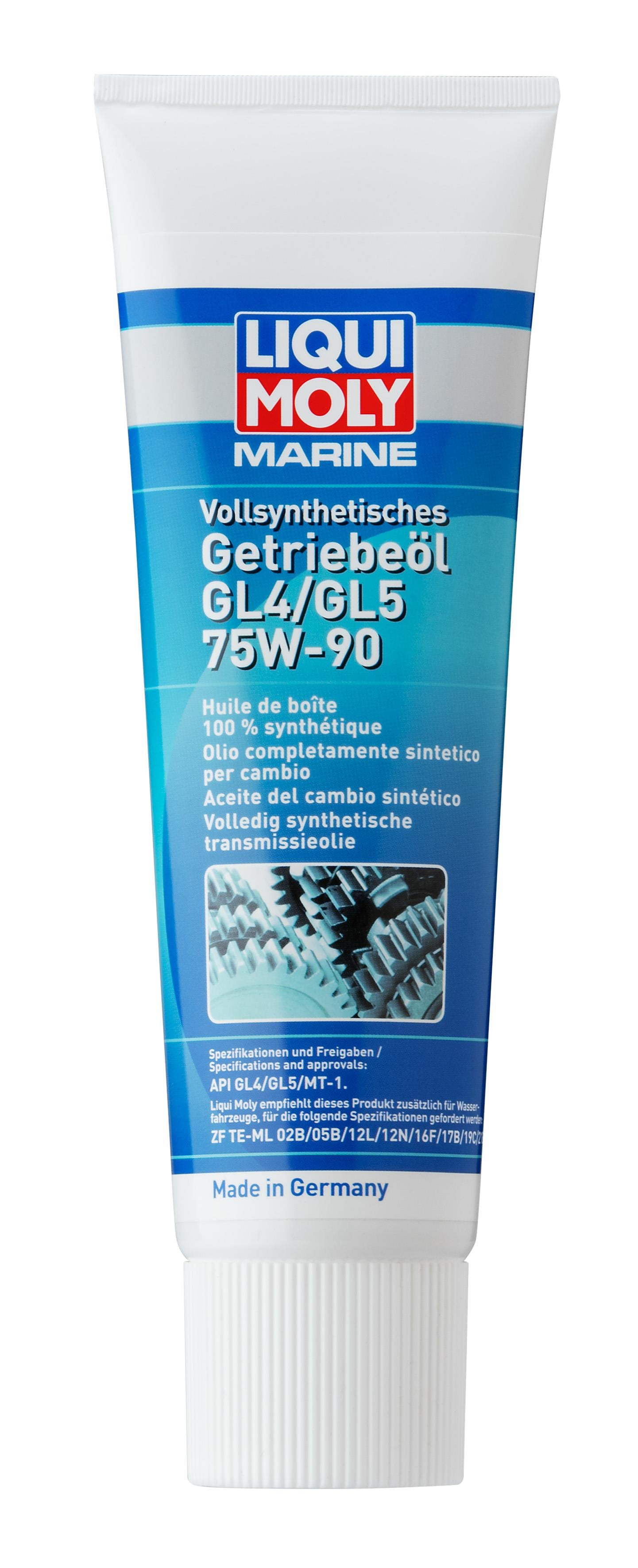 LIQUI MOLY Marine Tam Sentetik Dişli Yağı GL4/GL5 75W-90 250ml (25036)