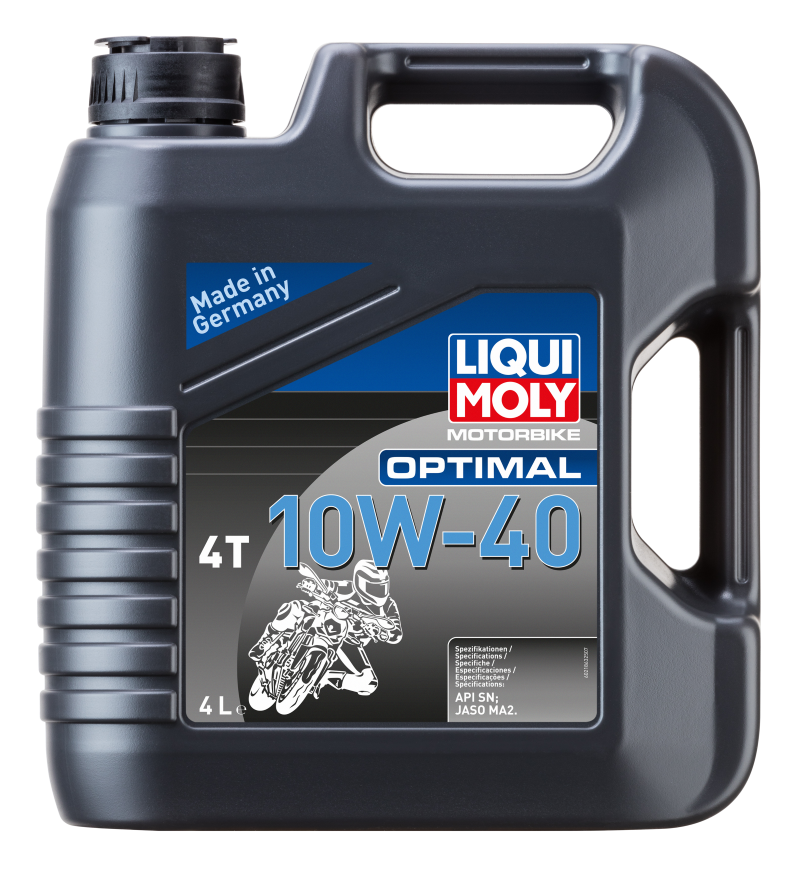 Liqui Moly 4T 10W-40 MOTORBİKE OPTİMAL / MİNERAL MOTOR YAĞI (4 LT) (21863) 