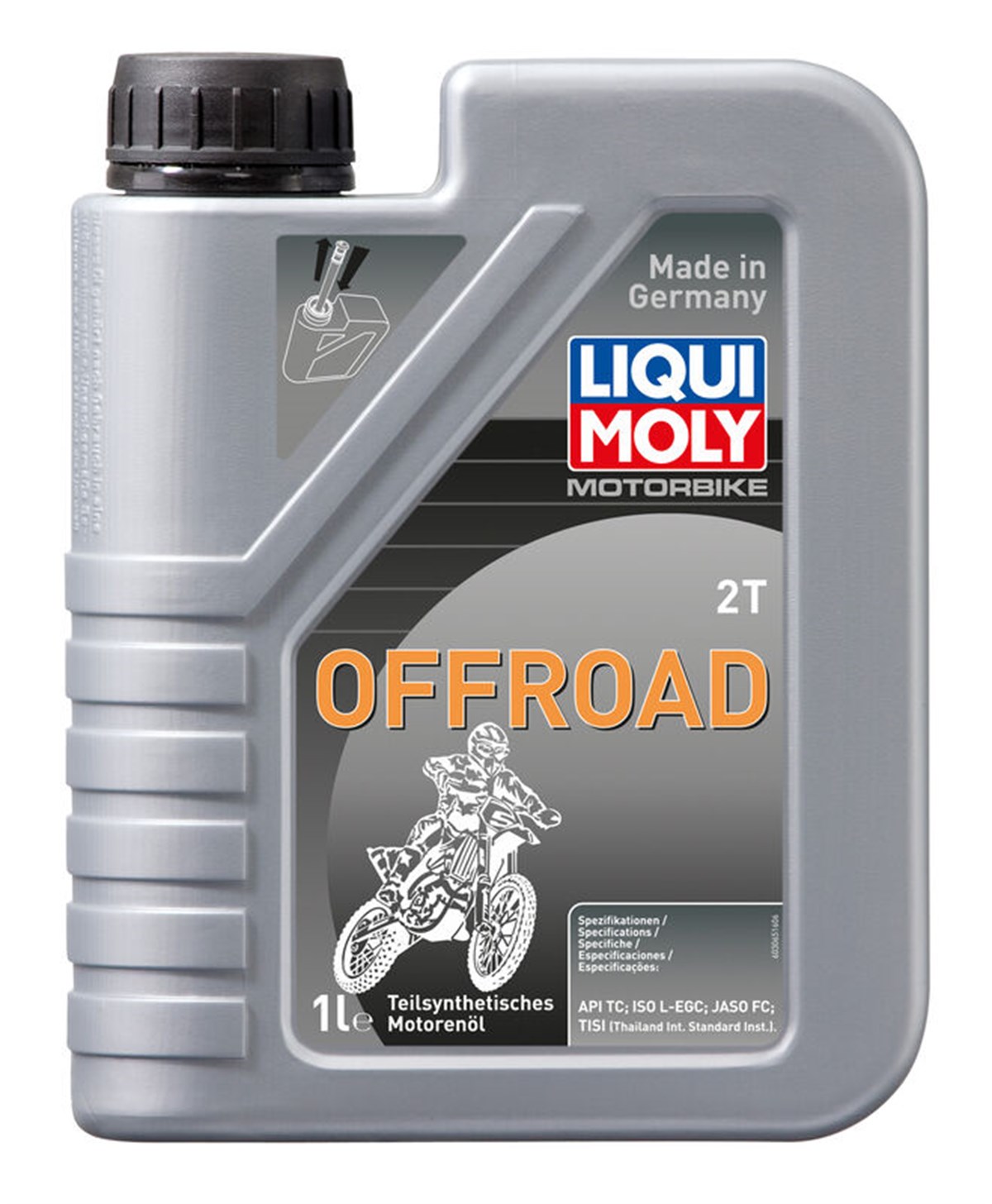 LIQUI MOLY 2T Off Road Motosiklet Yarı Sentetik Motor Yağı 1 Litre (3065)