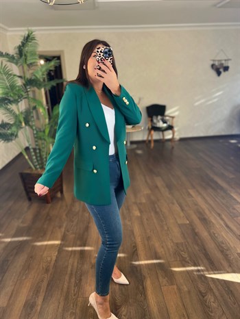 Yeşil Blazer Ceket