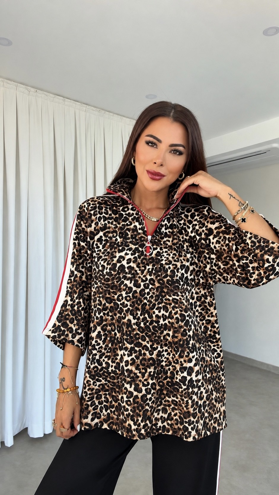 Gasera Kadın Leopar Desenli Takım