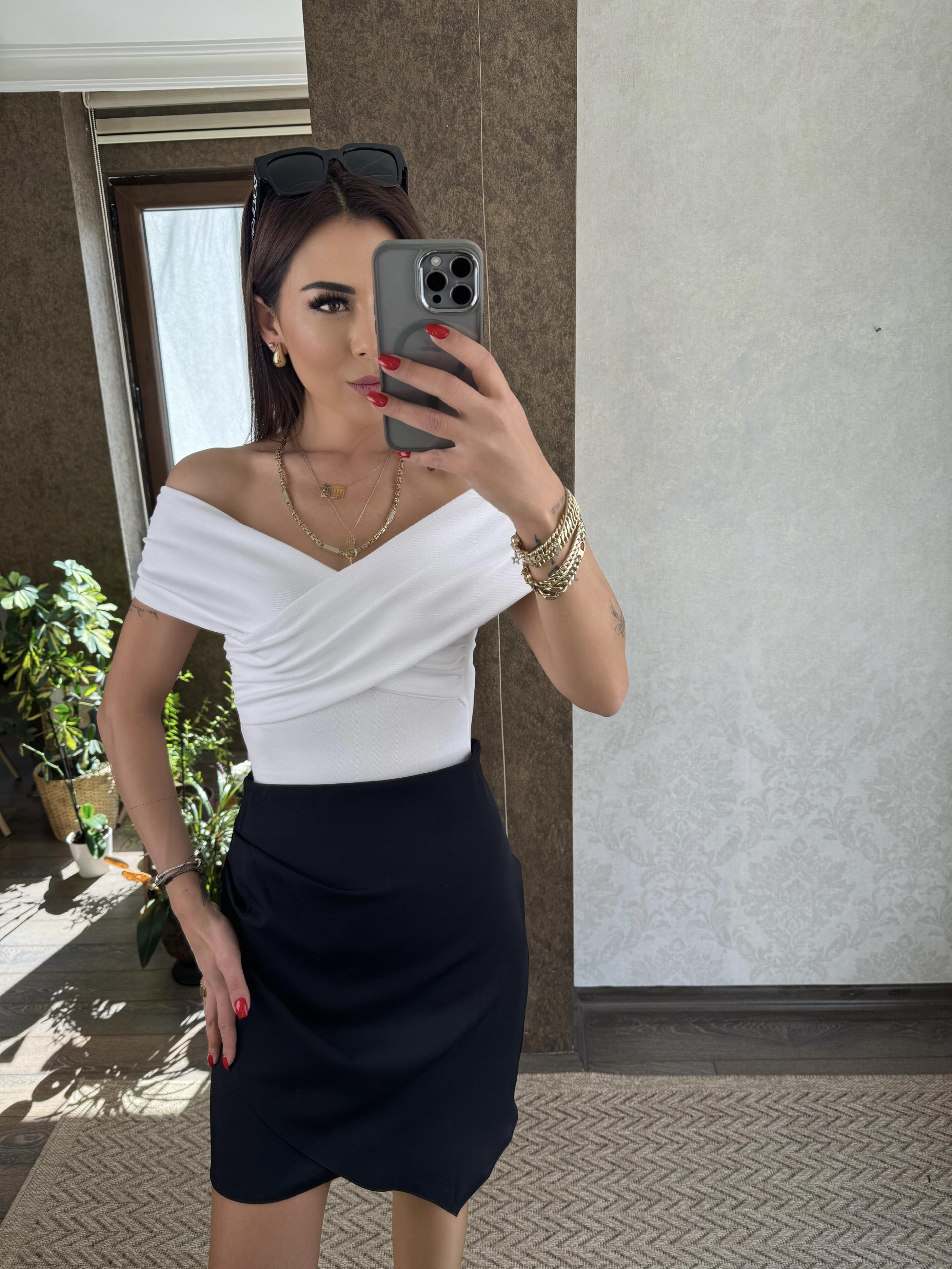 Shay Kadın Yaka Detaylı Bodysuit 
