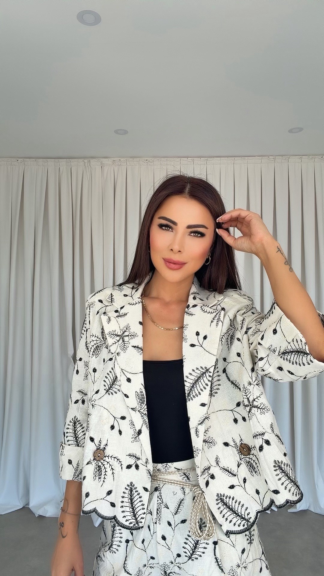 Zuka Kadın İşleme Detaylı  Ceket