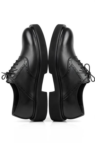 Alfonso Siyah Erkek Deri Ayakkabı