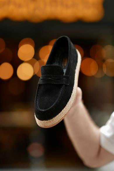 Alfred Siyah Süet Erkek Deri Ayakkabı