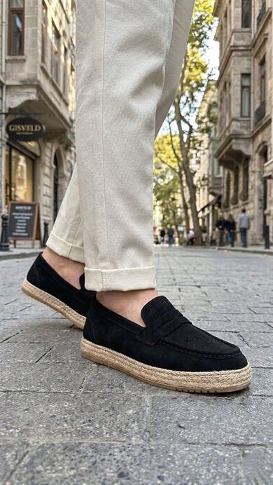 Alfred Siyah Süet Erkek Deri Ayakkabı