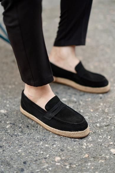 Alfred Siyah Süet Erkek Deri Ayakkabı