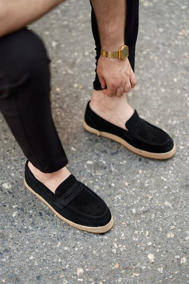 Alfred Siyah Süet Erkek Deri Ayakkabı