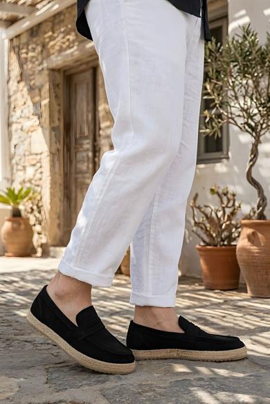 Alfred Siyah Süet Erkek Deri Ayakkabı