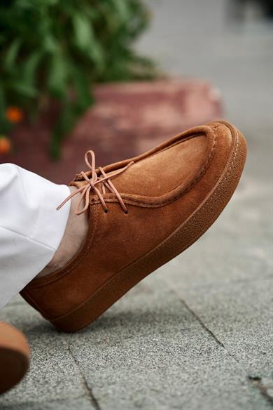 Alvin X Taba Süet Erkek Deri Ayakkabı