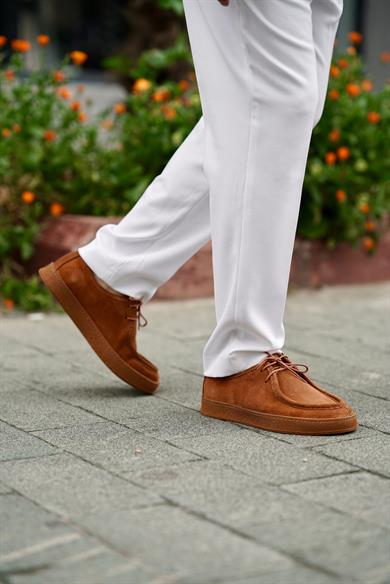 Alvin X Taba Süet Erkek Deri Ayakkabı