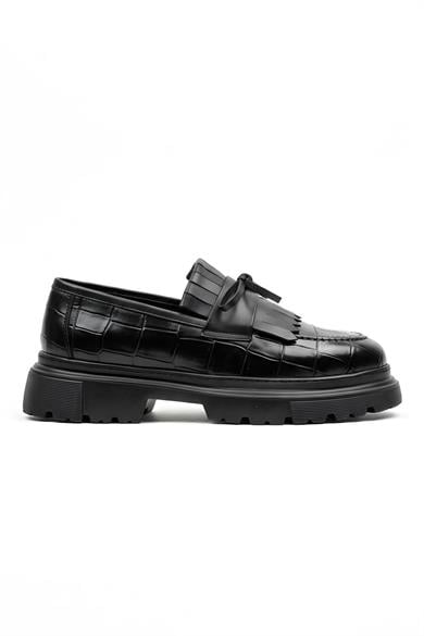 Andres Siyah Erkek Deri Ayakkabı