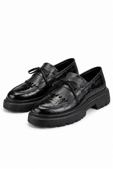 Andres Siyah Erkek Deri Ayakkabı