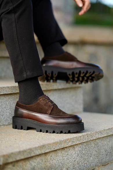 Anton Kahverengi Erkek Deri Ayakkabı