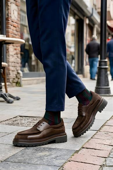 Arsen Kahverengi Deri Ayakkabı