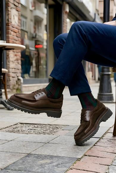 Arsen Kahverengi Deri Ayakkabı