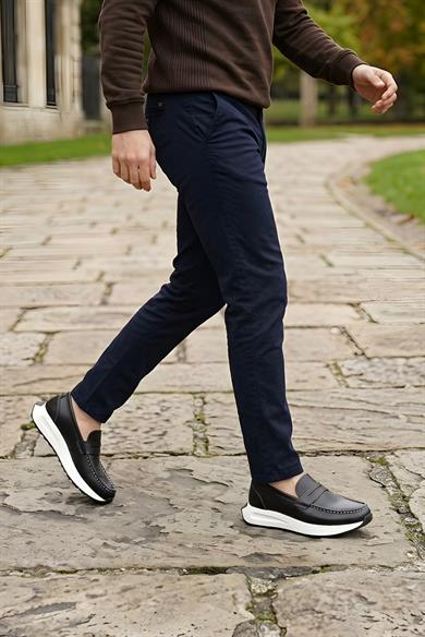 Artur Siyah Erkek Deri Ayakkabı