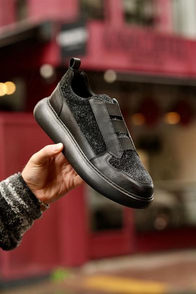 Balde Siyah Erkek Deri Ayakkabı