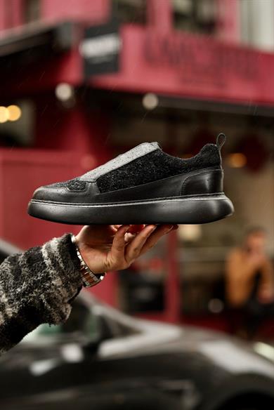 Balde Siyah Erkek Deri Ayakkabı