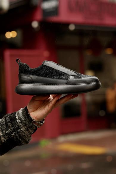 Balde Siyah Erkek Deri Ayakkabı