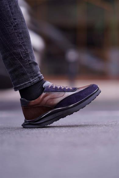 Border Laci-Kahve Spiro Erkek Deri Ayakkabı