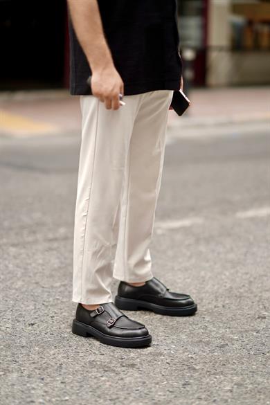 Brady Siyah Erkek Deri Ayakkabı