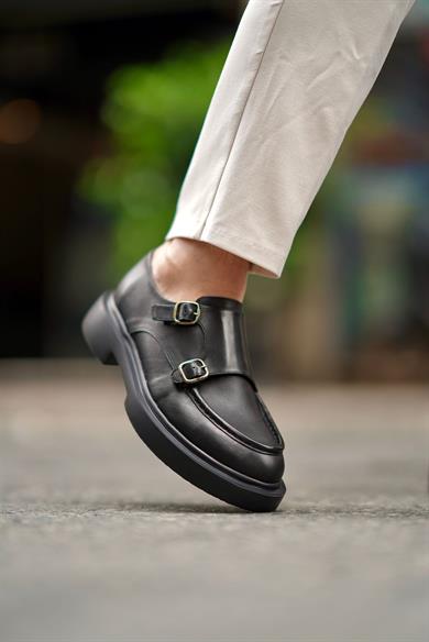 Brady Siyah Erkek Deri Ayakkabı