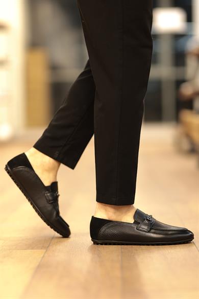 Dark Full Siyah Erkek Deri Ayakkabı