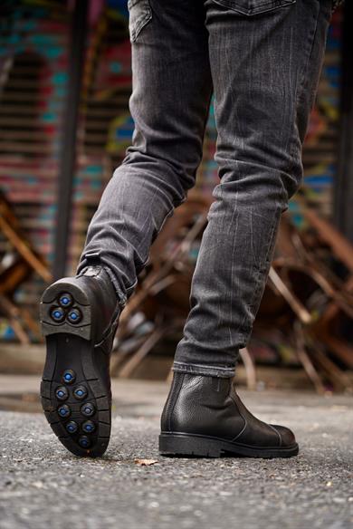 Dolce Siyah Erkek Deri Ayakkabı