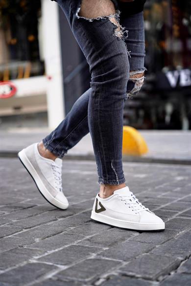 Federic Beyaz Erkek Deri Ayakkabı