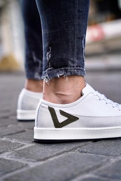 Federic Beyaz Erkek Deri Ayakkabı