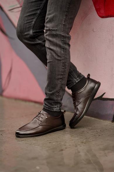 Flex Kahve-Siyah Erkek Deri Ayakkabı