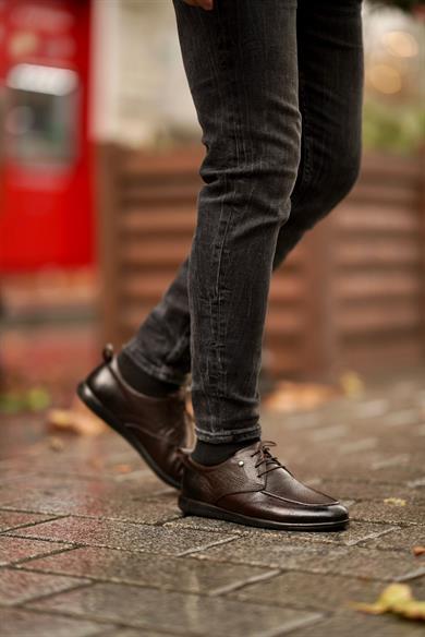 Flex Kahve-Siyah Erkek Deri Ayakkabı