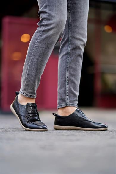 Flex Siyah Erkek Deri Ayakkabı