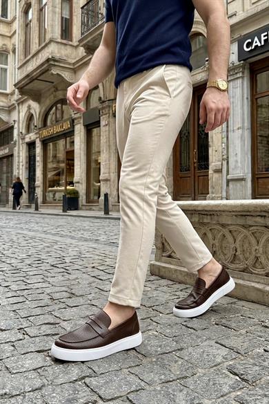 Gatte Kahverengi Erkek Deri Ayakkabı