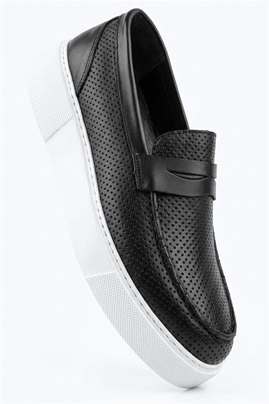 Gatte Siyah Erkek Deri Ayakkabı