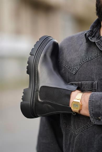 Gerardo Siyah Erkek Deri Ayakkabı