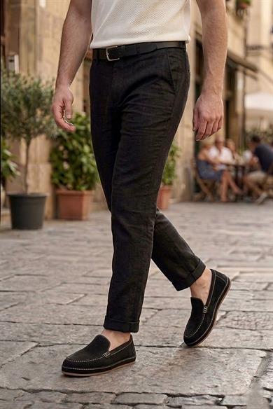 Gustavo Siyah Süet Erkek Deri Ayakkabı