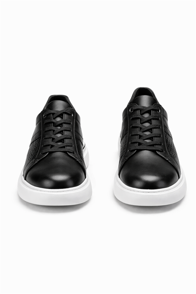 Hook Siyah Erkek Deri Ayakkabı