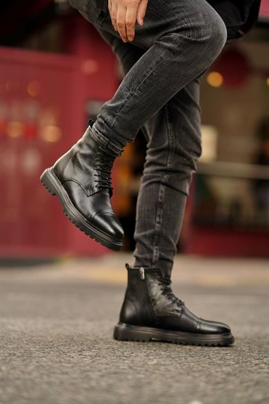 Java Siyah Erkek Deri Ayakkabı