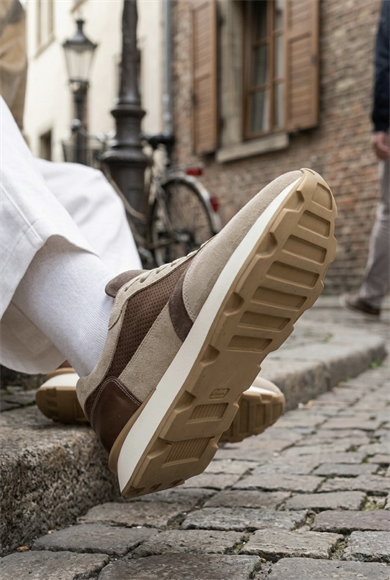 Leon Bej-Kahve Erkek Deri Ayakkabı