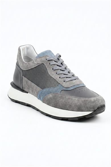 Leon Gri Erkek Deri Ayakkabı