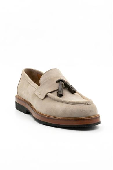 Lopes Bej Süet Erkek Deri Ayakkabı
