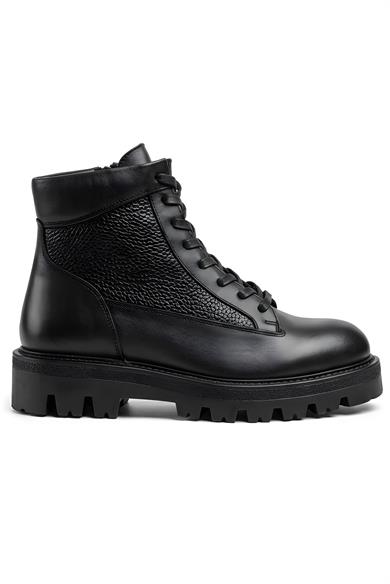 Lorenzo Siyah Erkek Deri Ayakkabı